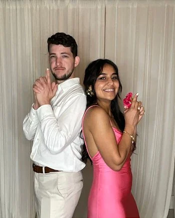 One wedding, a first date